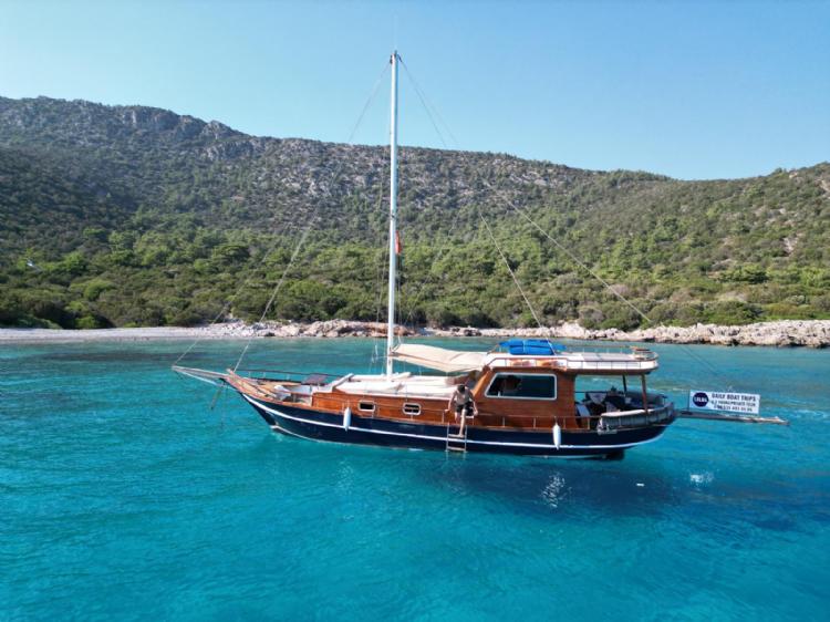 Rejs statkiem w Bodrum z lunchem | Lazy Day Boat Trip | Cena 30€
